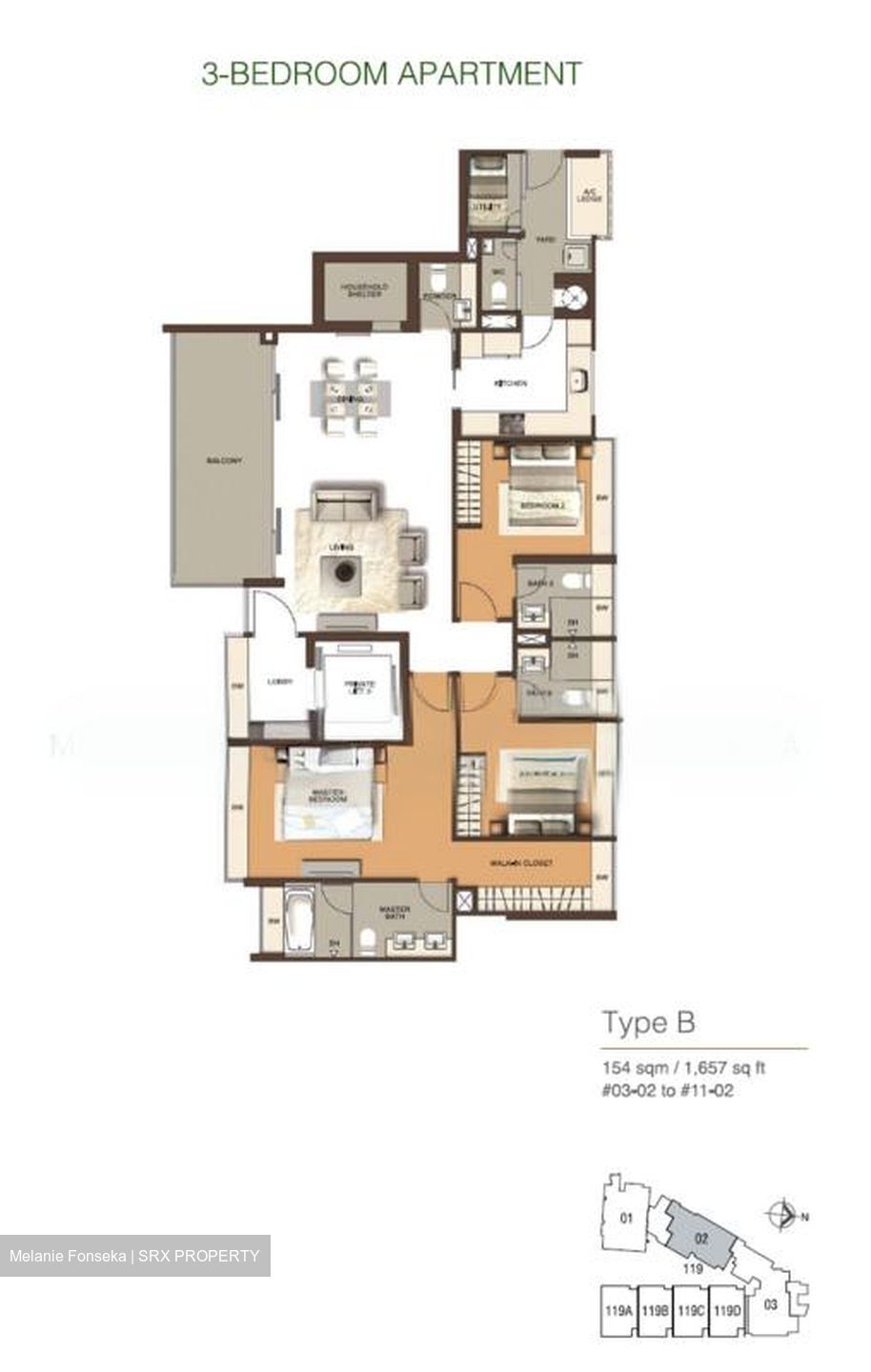 RESIDENCES AT EMERALD HILL (D9), Apartment #604347821